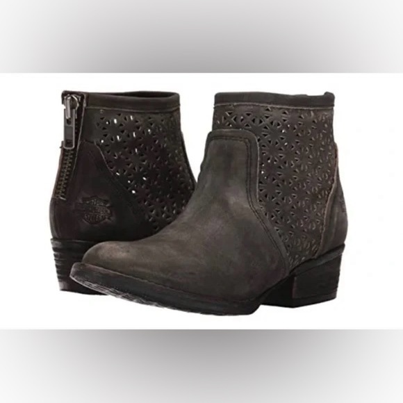 Harley-Davidson® Women's Liam 4.25-inch Black Motorcycle Boots D83971 Sz 9.5 - Picture 2 of 13